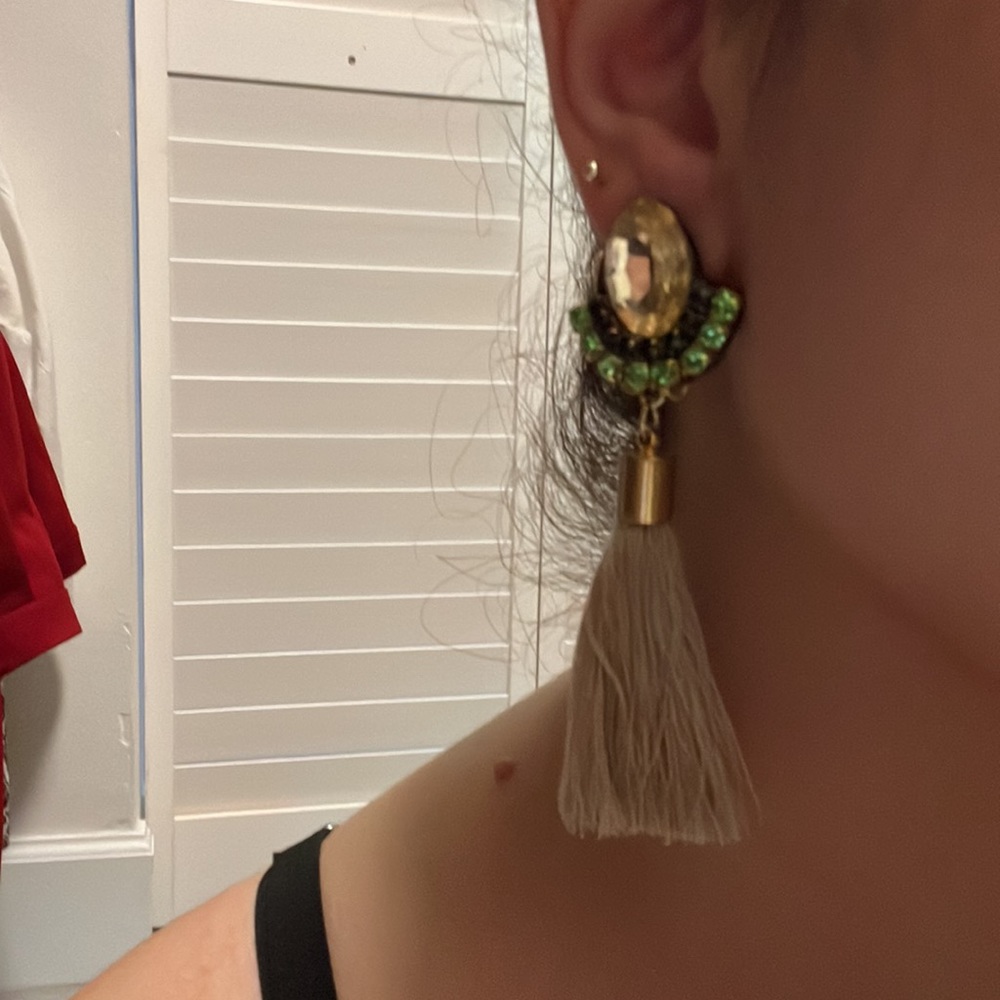 Handmade statement earrings - Picture 3 of 3